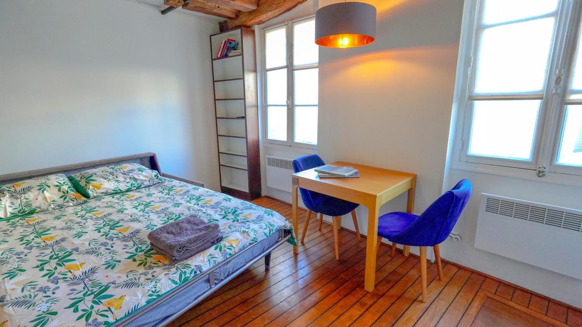 Romantic Studio At Quartier Latin Paris Exteriör bild