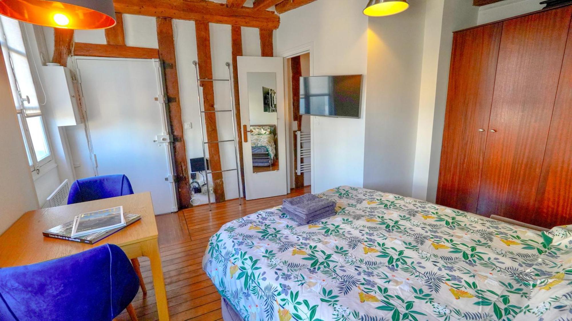 Romantic Studio At Quartier Latin Paris Exteriör bild
